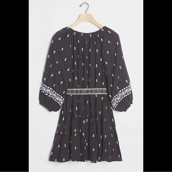 NWT ANTHROPOLOGIE CLEOBELLA SAHRA EMBROIDERED MINI DRESS - Picture 3 of 6